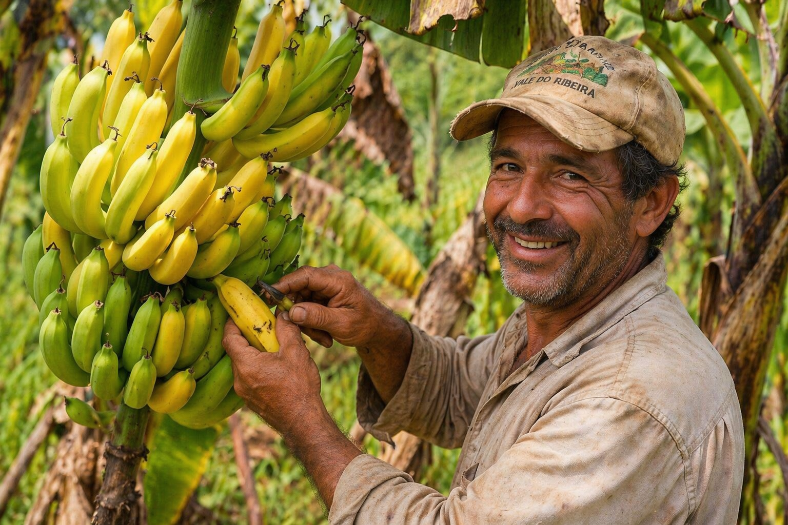 Banana do Vale do Ribeira conquista selo histórico e ganha reconhecimento nacional de origem