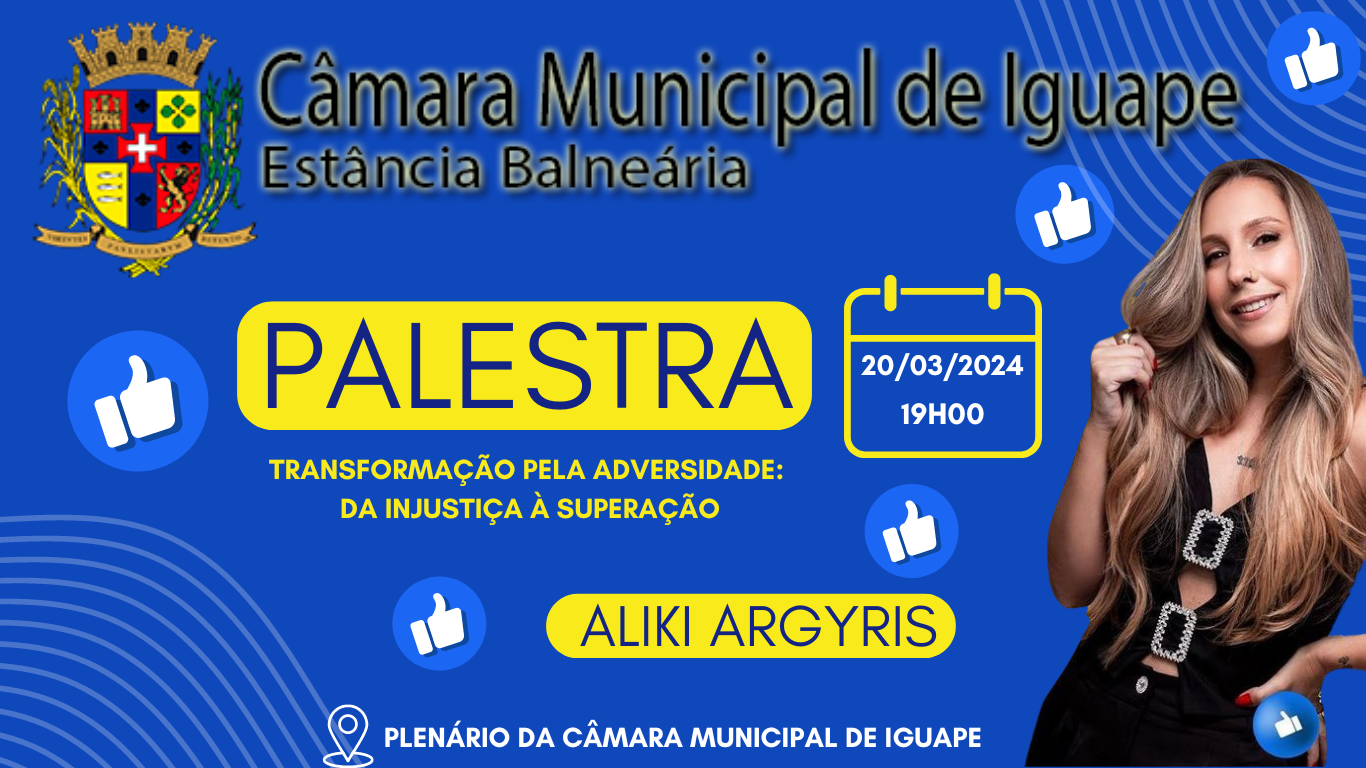 Evento em Comemoração ao Dia Internacional da Mulher em Iguape: Palestra de Aliki Argyris na Câmara Municipal