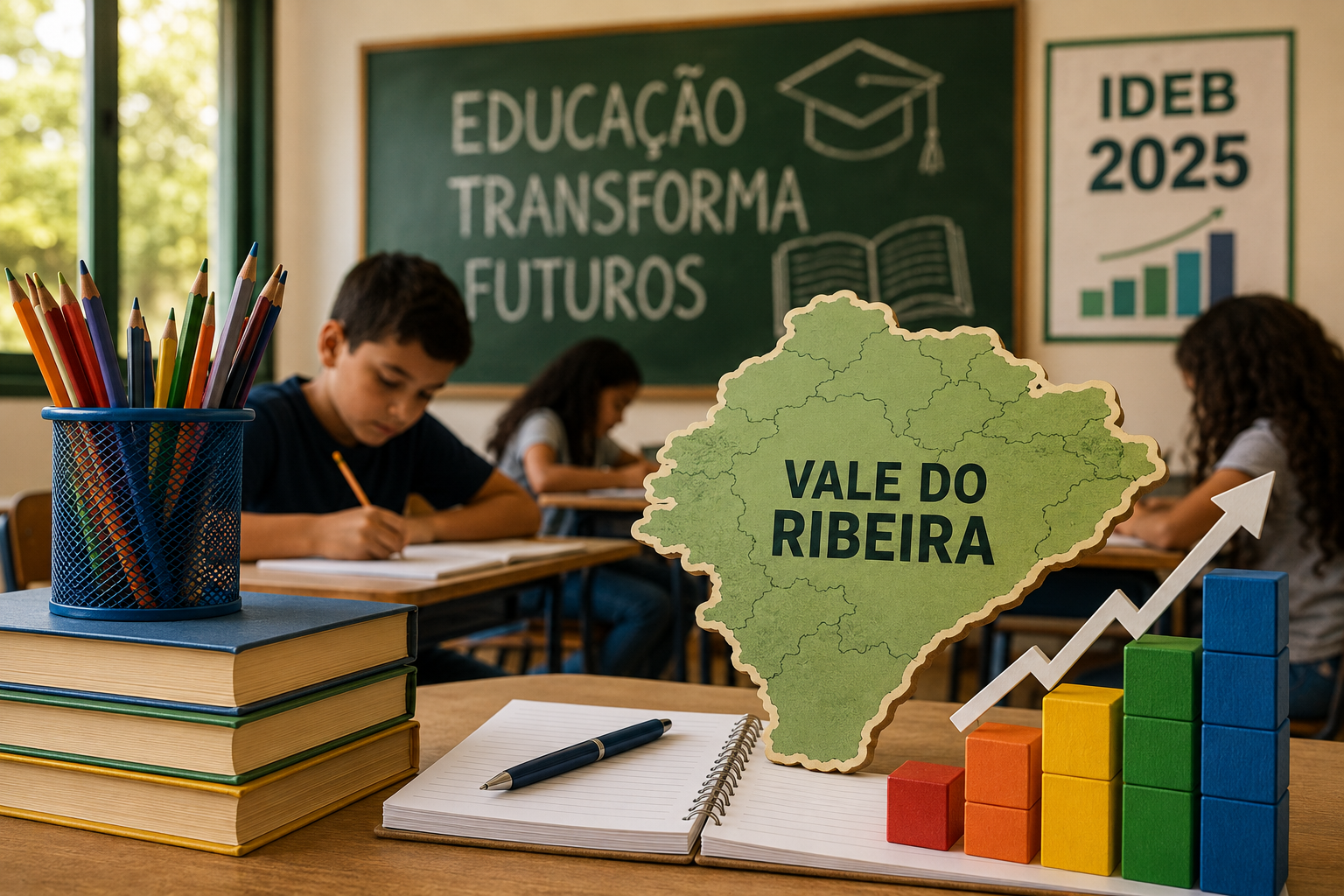 IDEB 2025: Vale do Ribeira avança, mas educação ainda apresenta desafios entre os municípios da região